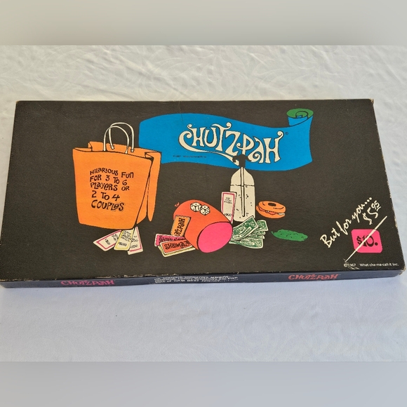 Chutzpah Board Game Vintage 1967 Rare What-cha-ma-call-it Inc